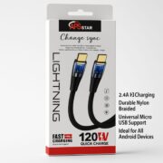 APS Star 120W Light Charging Cable – Type-C Power & Style - Image 3
