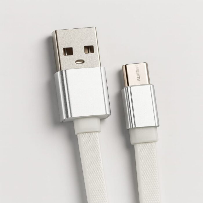 120W Flat Fast Charging Data Cable – Tangle-Free Design - Image 3