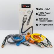 120W Super Fast Charging Data Cable – Type-C to USB 6MM - Image 2
