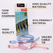 120W C-Cable – Fast Charging & Data Sync Support All Mobile - Image 3